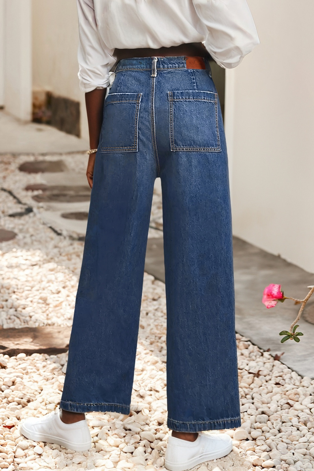 Patch Pocket Womens Shift Jeans