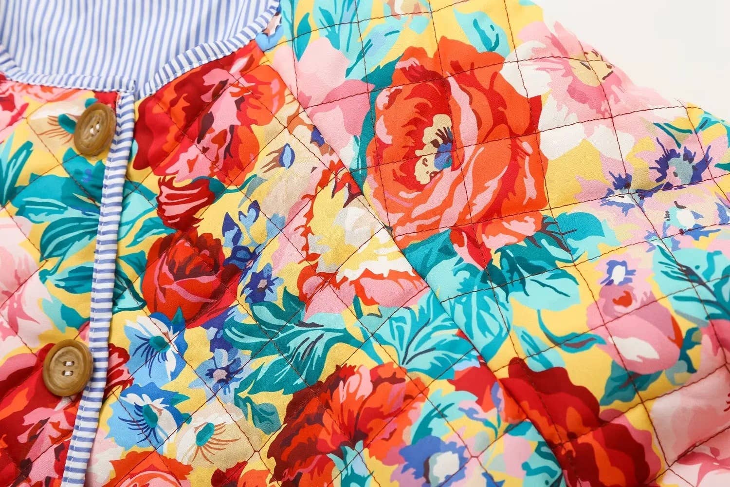 Layla Floral quilted jacket